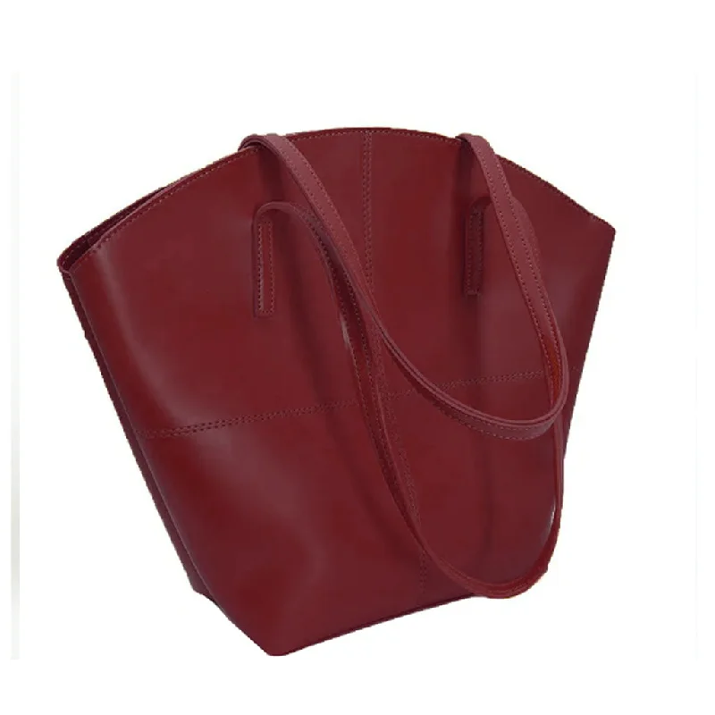 Women's shoulder bags fabric -TOTE SHOULDER MAROON