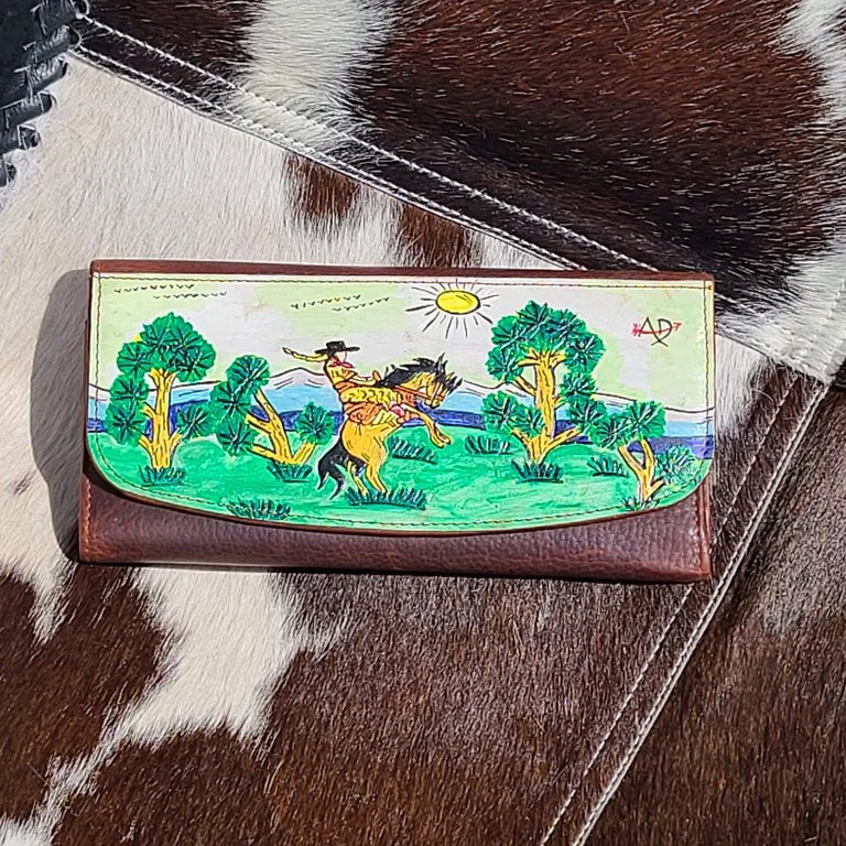 Women's wallet quality collection -American Darling Bronc Painted Wallet