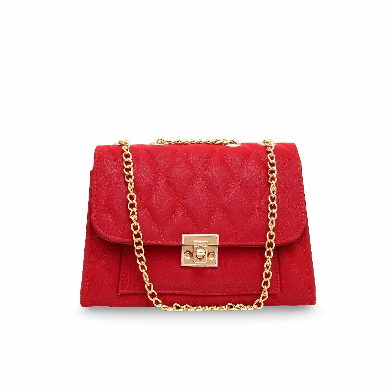 Women's shoulder bags wide-support -Maroon Casual Shoulder Bag P54127