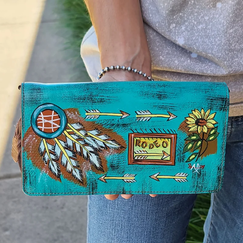 Women's wallet fashion collection -American Darling Dream Catcher Clutch/Wallet