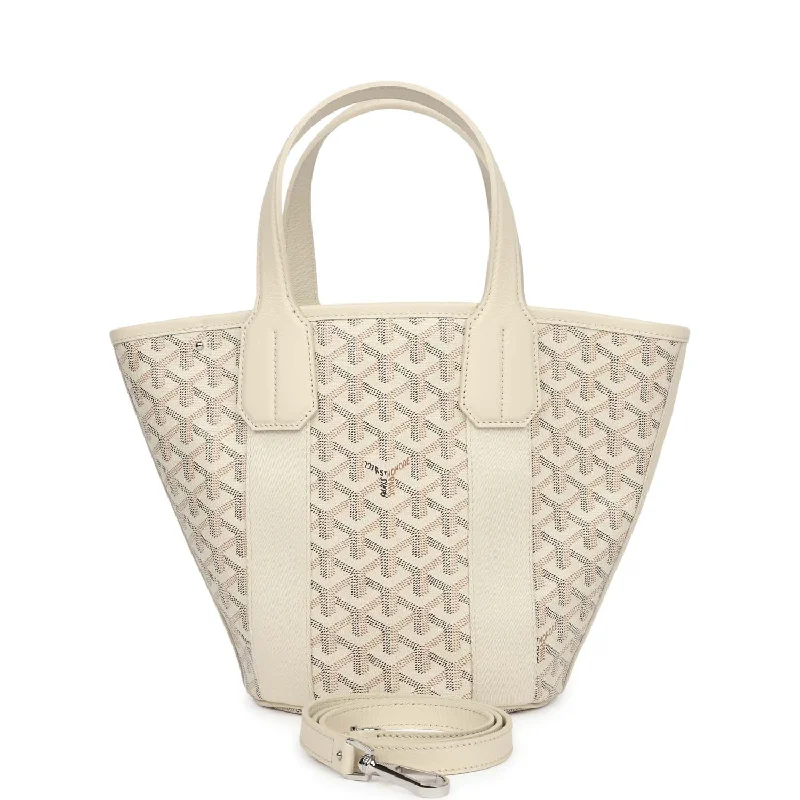 Women's tote bags casual-comfort -Goyard Goyardine Sand Belharra PM Tote Palladium Hardware