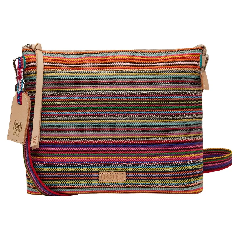 Women's crossbody bag lightweight material -Women's Ale Downtown Crossbody Bag In Striped