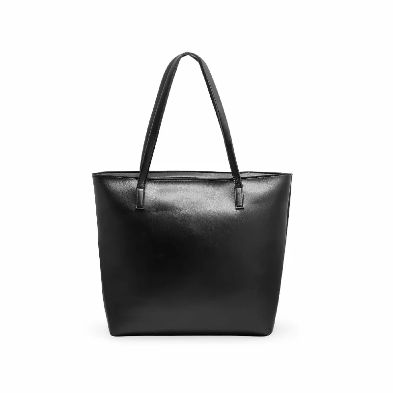 Women's shoulder bags clearance-steal -Black Casual Shoulder Bag P55385