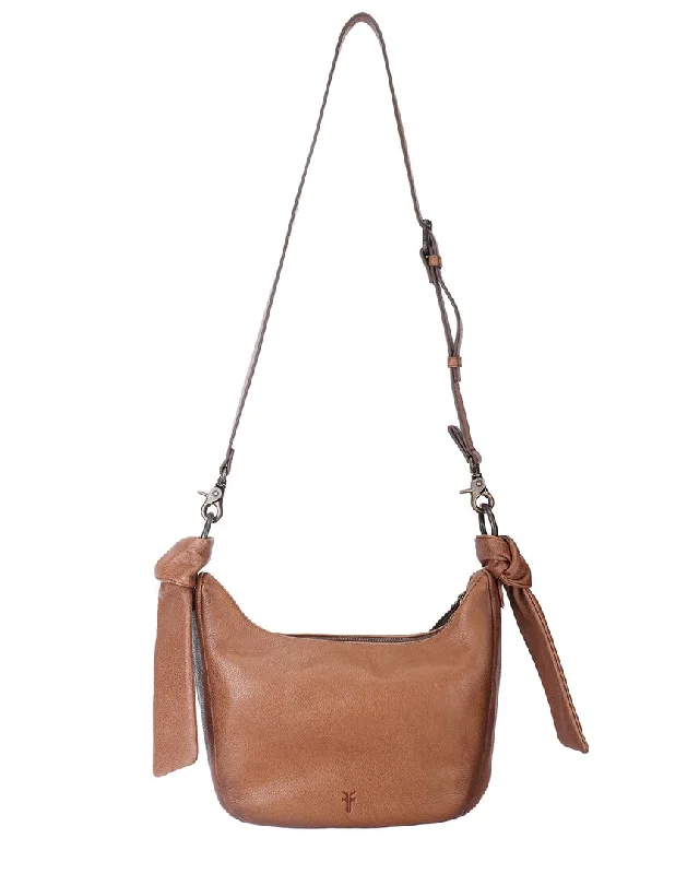 Women's crossbody bag light set -Frye Nora Leather Crossbody