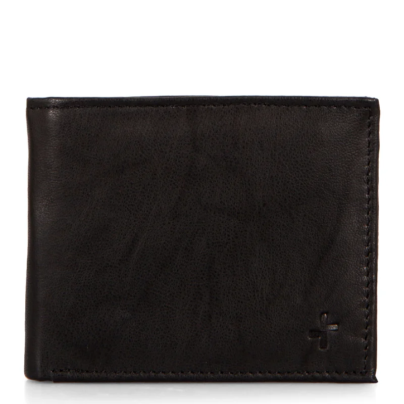 Women's wallet extra compartments -Leather RFID Bifold Wallet with Flip-Up Wing