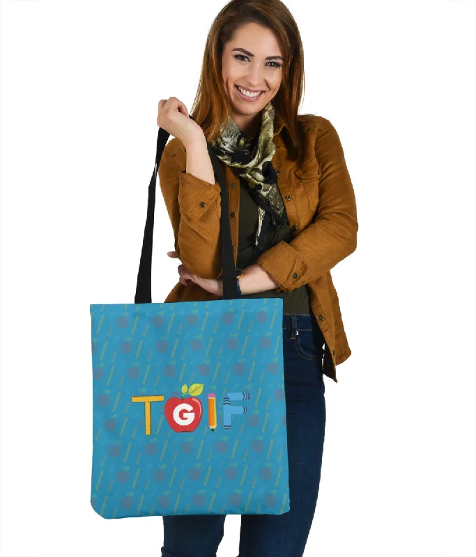 Women's tote bags chic-style -TGIF Cloth Tote Bag