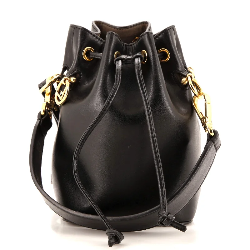 Women's bucket bag stylish bundle -Mon Tresor Bucket Bag Leather Mini