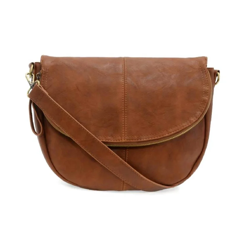 Women's crossbody bag spacious interior -Women's Selma Saddle Crossbody Bag