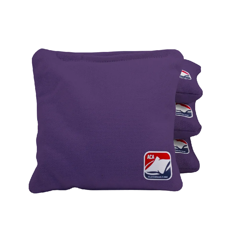 Women's bucket bag squad favorite -Purple Daily 66x Cornhole Bags