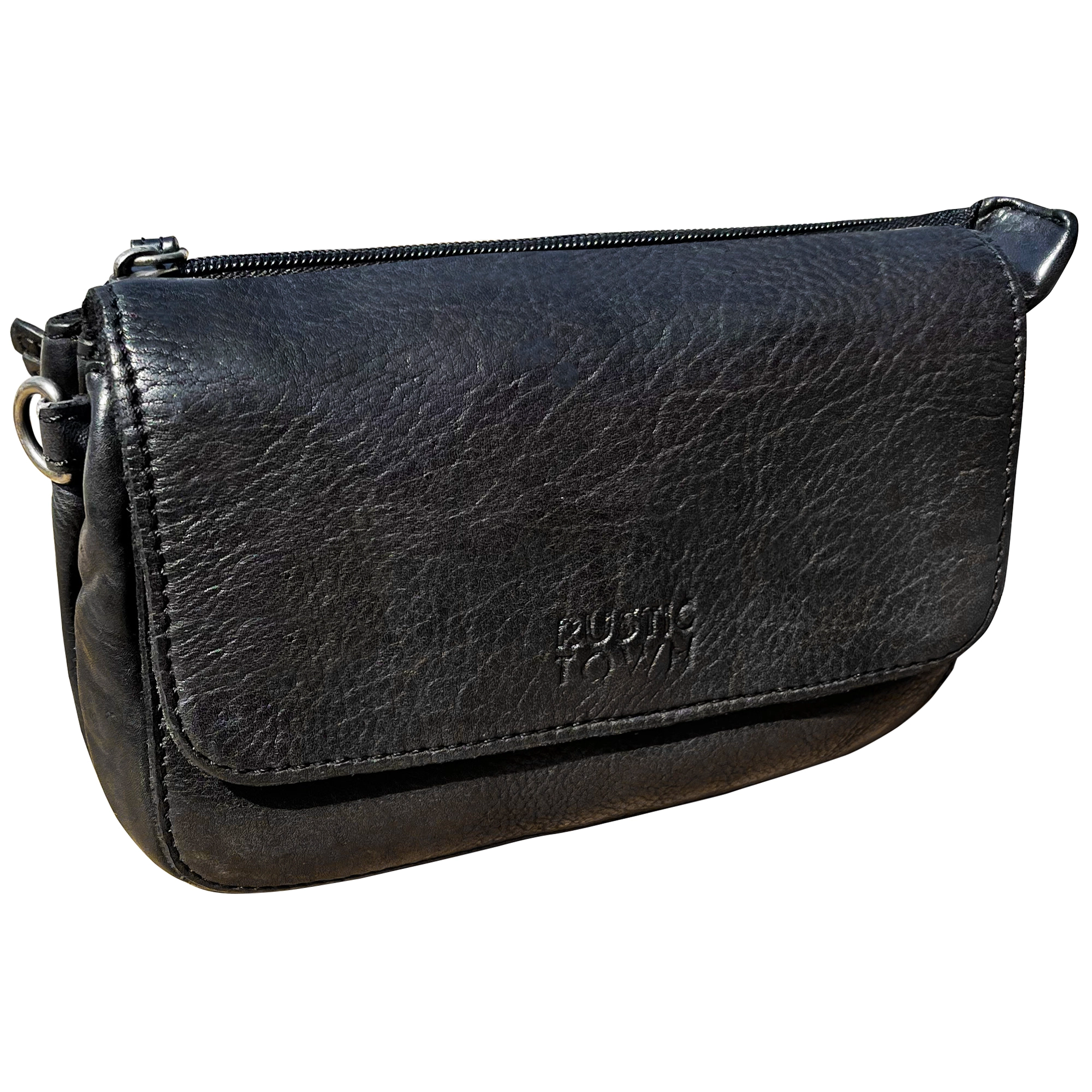 Women's wallet performance ensemble -Leather Wallet Travel Purse Waist Bag for Women, Black