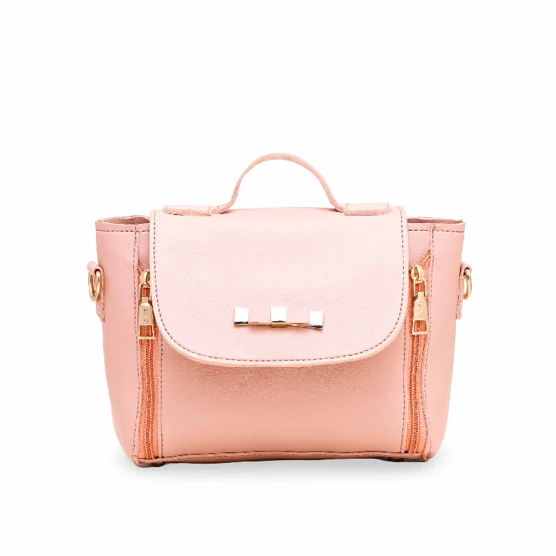 Women's shoulder bags recycled-material -Pink Casual Shoulder Bag P56082