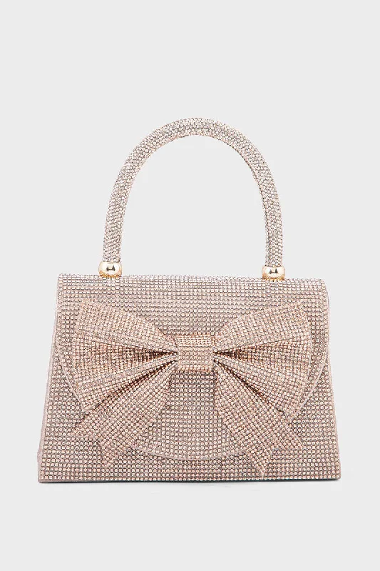 Women's bucket bag personal collection -Top Handle Hand Bags BH0038-Champagne