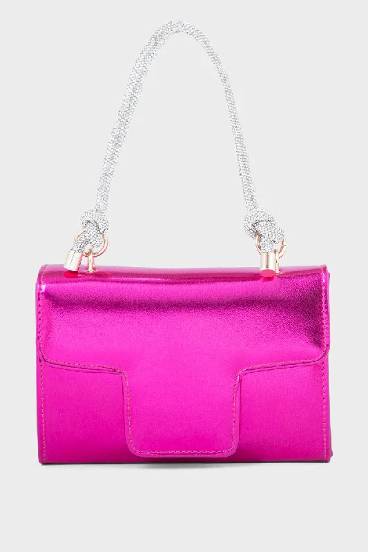 Women's bucket bag pro collection -Top Handle Hand Bags BH0036-Fuchsia