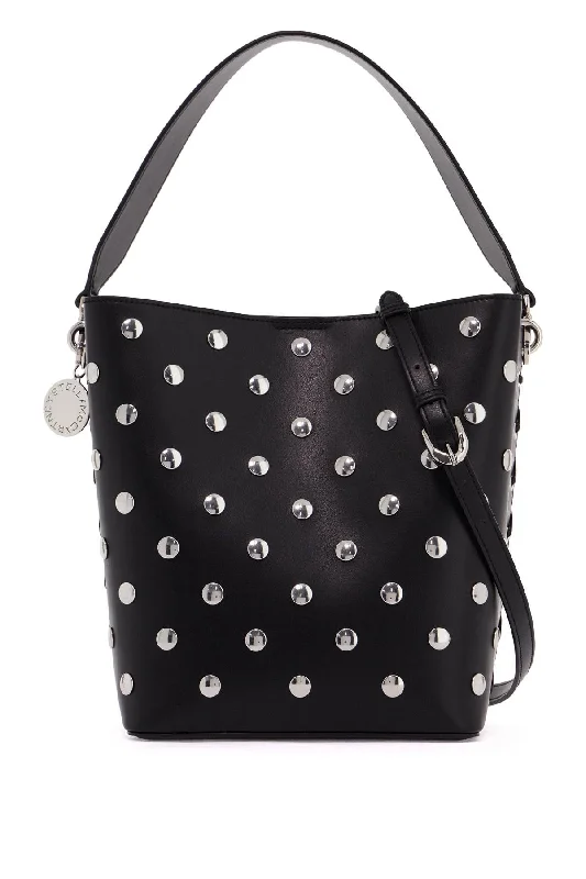 Women's bucket bag stylish apparel -Stella Mccartney Large Frayme Bucket Bag With Studs