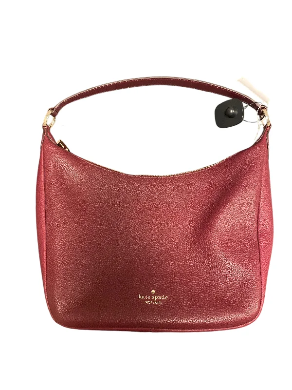 Handbags suede -Handbag Designer By Kate Spade, Size: Large