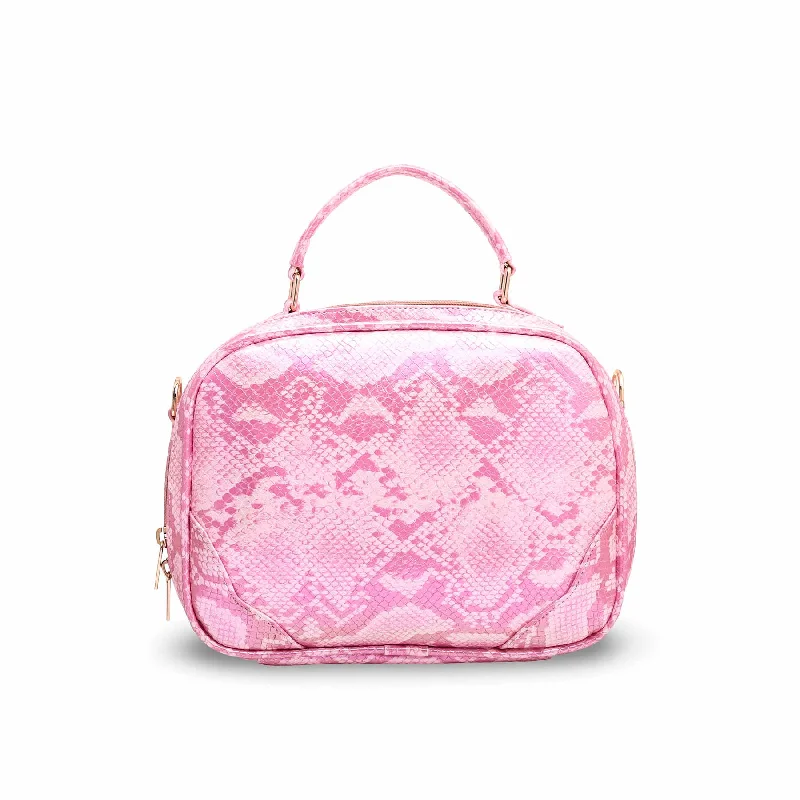 Women's shoulder bags travel -Pink Casual Shoulder Bag P55583