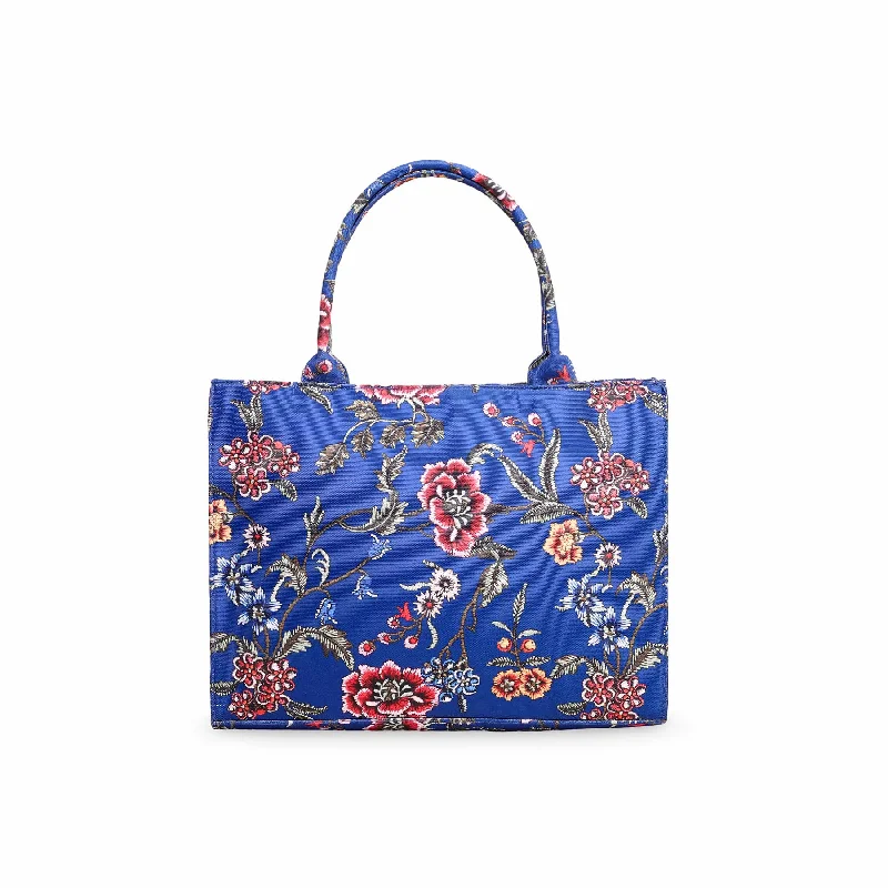 Women's shoulder bags eco-friendly -Blue Casual Shoulder Bag P56089