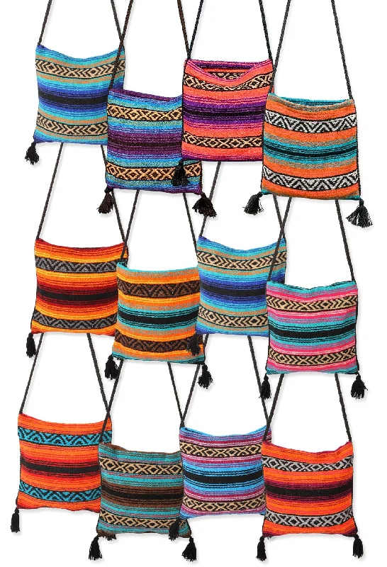 Women's bucket bag pro bags -Colorful Assorted Fiesta Bags