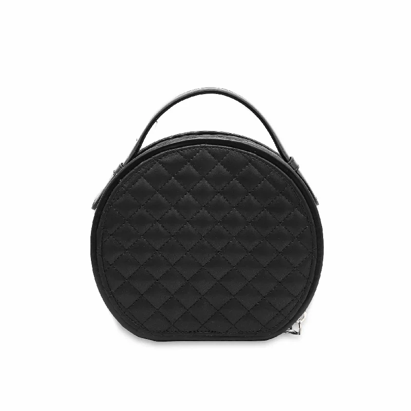 Women's shoulder bags affordable-chic -Black Casual Shoulder Bag P55584