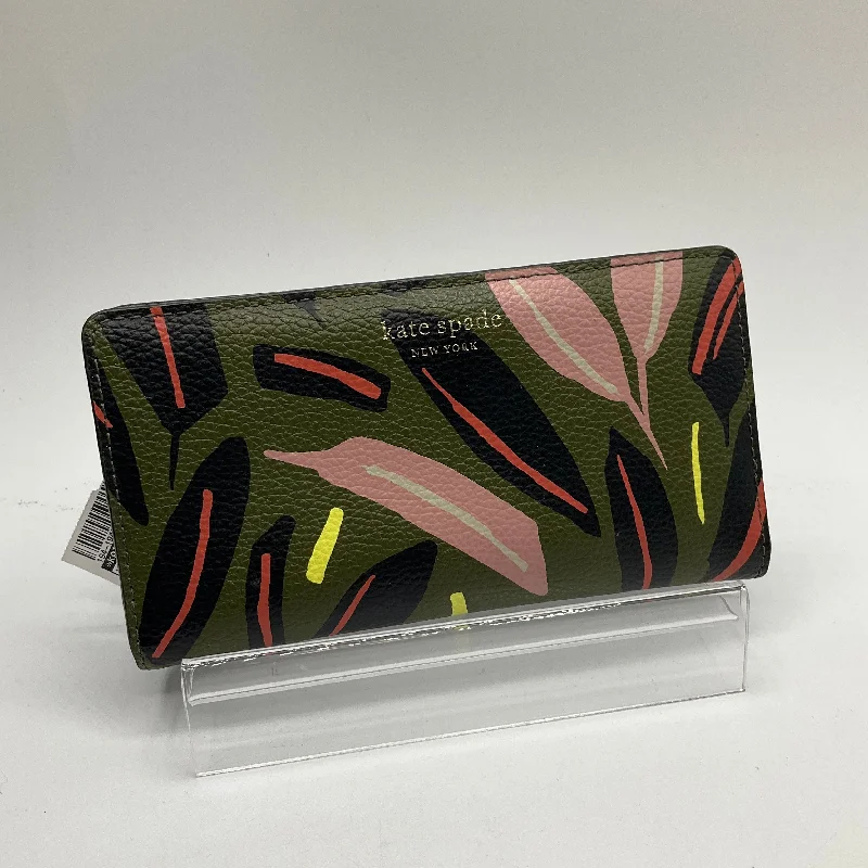 Women's wallet lightweight weave -Wallet Designer By Kate Spade, Size: Medium