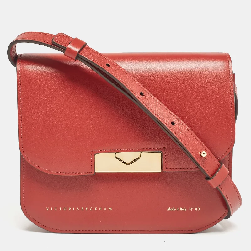 Women's crossbody bag quality bundle -Victoria Beckham Brick Red Leather Eva Crossbody Bag