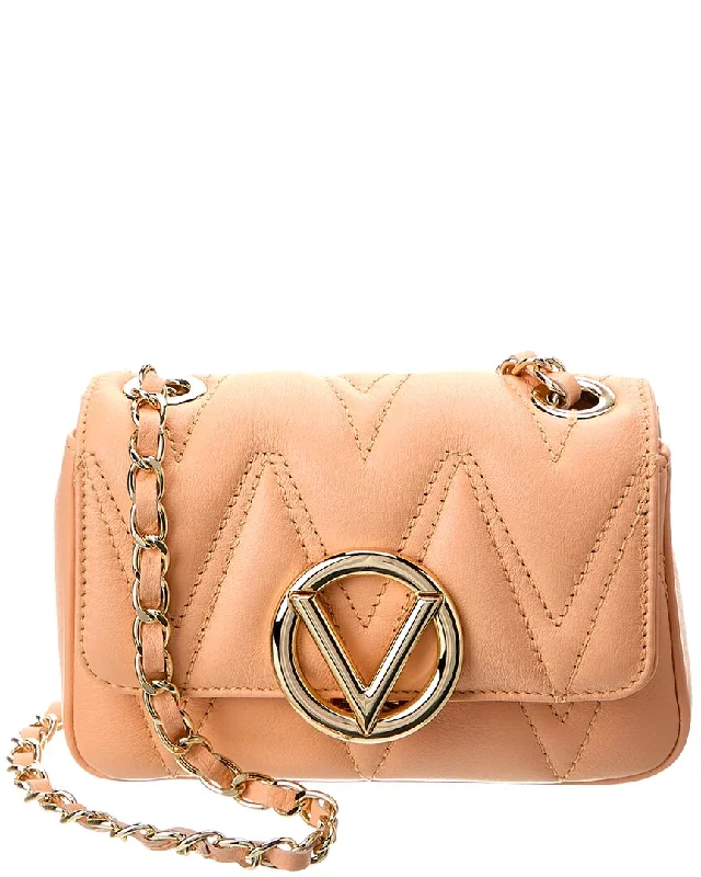 Women's crossbody bag must-have accessory -Valentino by Mario Valentino Chu Chu Diamond Leather Crossbody