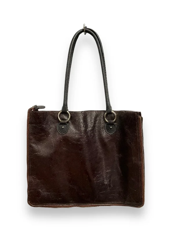 Women's tote bags luxury-charm -Tote Leather By Clothes Mentor, Size: Medium