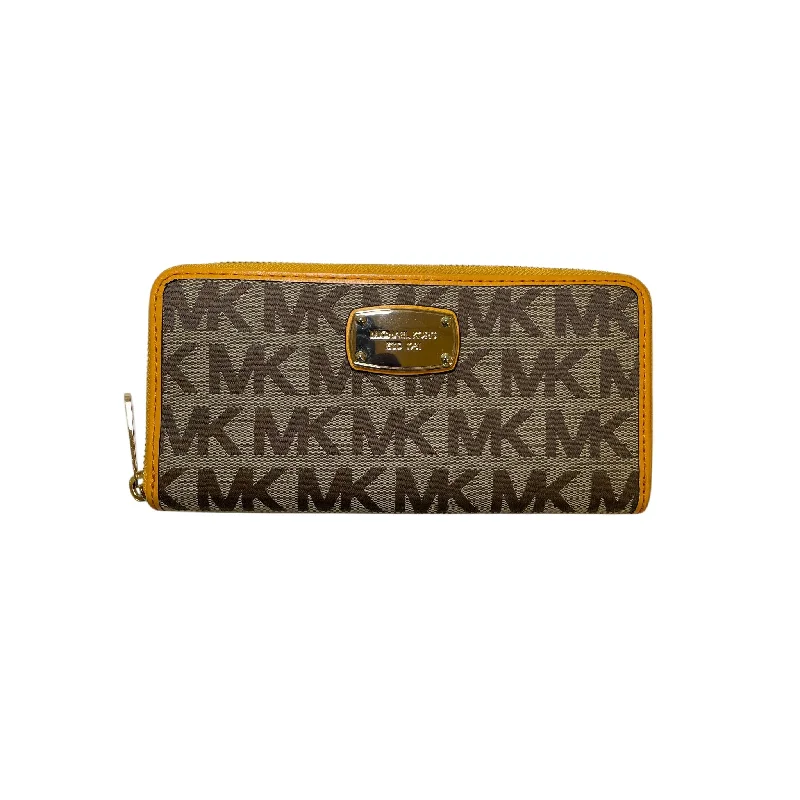 Women's wallet elite elegance -Wallet Designer By Michael Kors In Yellow, Size:Large