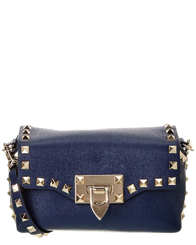 Women's crossbody bag player pick -Valentino Rockstud Mini Leather Crossbody (Authentic Pre-Owned)