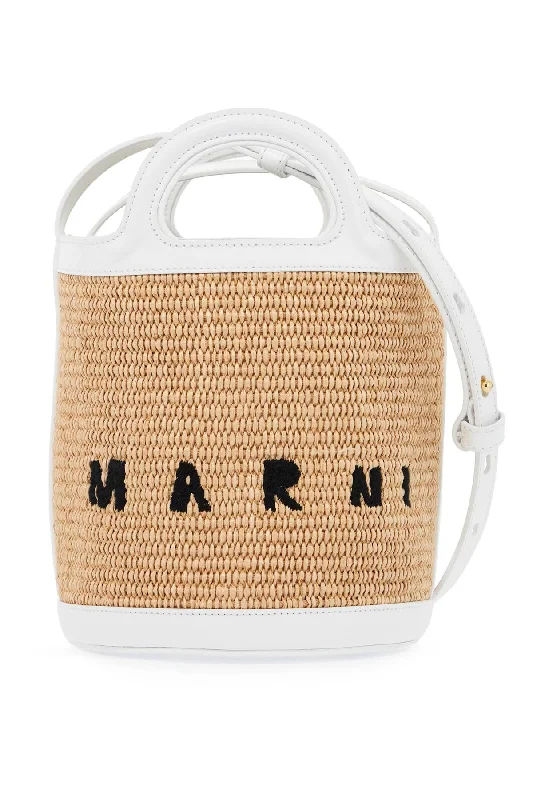 Women's bucket bag quality apparel -Marni Raffia Tropicalia Bucket Bag