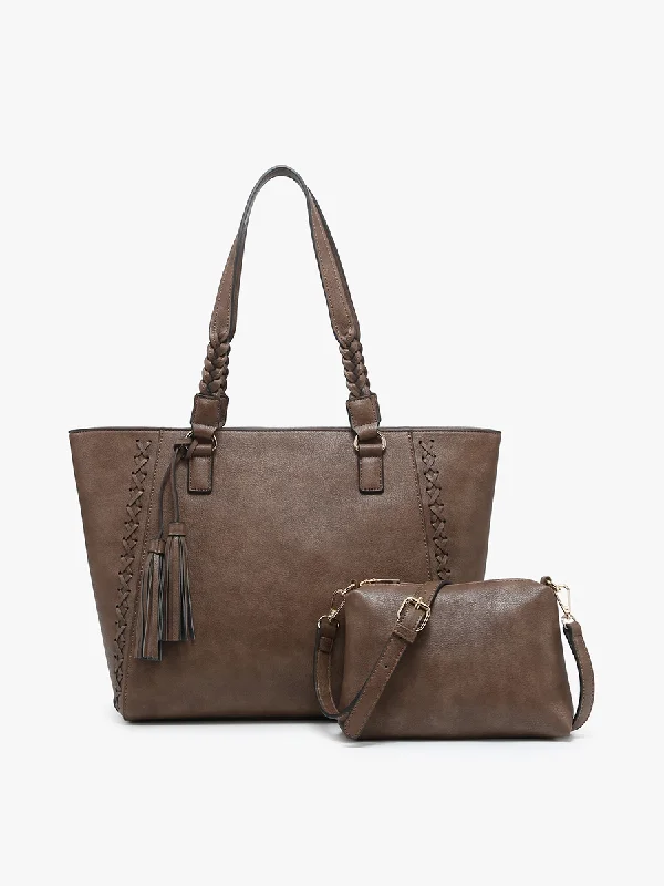 Women's tote bags elegant-style -Lisa Vegan Structured Tote