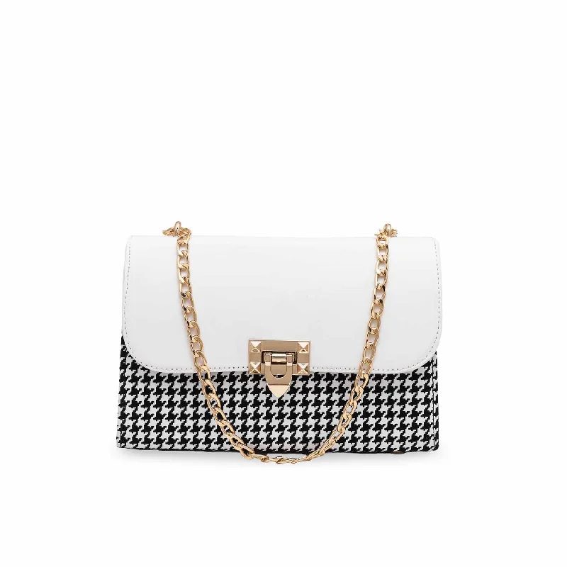 Women's shoulder bags clearance -White Formal Shoulder Bag P55655