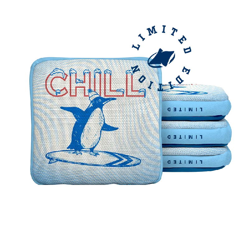 Women's bucket bag light bags -Chill Penguin Limited Edition Synergy Edge Cornhole Bags | 01.25 Drop