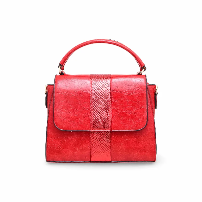 Women's shoulder bags streetwear-cool -Red Casual Shoulder Bag P55523