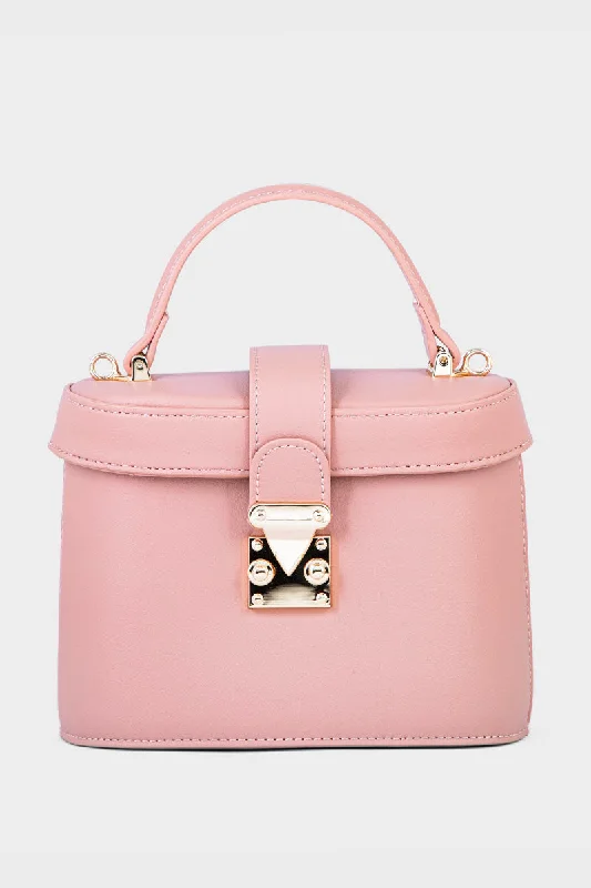 Women's shoulder bags flap-style -Cross Shoulder Bags BS2034-Tea Pink