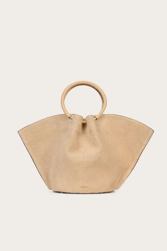 Women's tote bags fabric -VALESKA TOTE - SAND