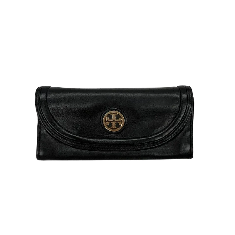 Women's wallet fashion apparel -Wallet Designer By Tory Burch In Black, Size:Medium