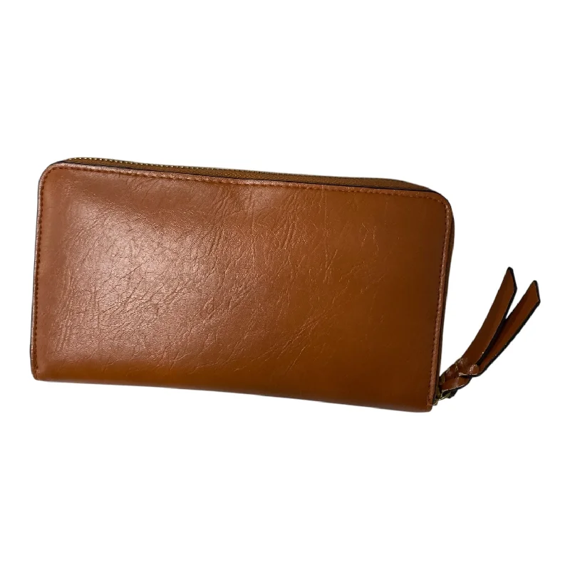 Women's wallet quick-access pocket -Wallet By Cme In Brown, Size:Medium