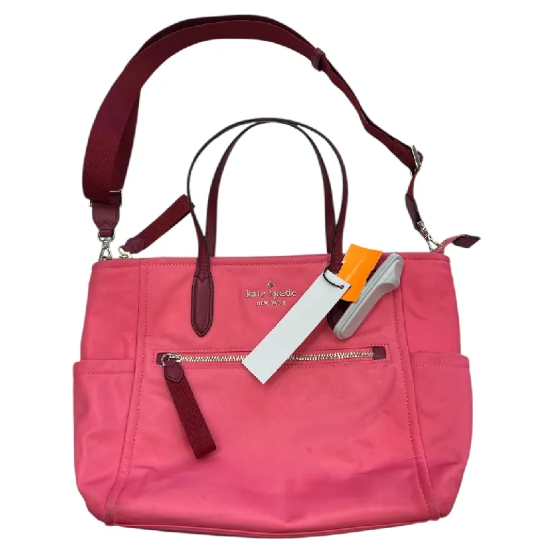 Handbags versatile-use -Handbag Designer By Kate Spade In Coral, Size:Medium