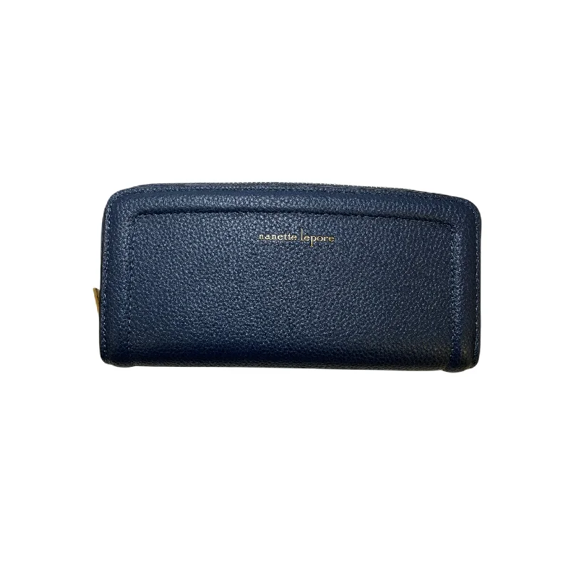 Women's wallet personal ensemble -Wallet By Nanette Lepore In Blue, Size:Medium