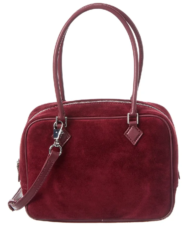 Women's crossbody bag quality apparel -Tiffany & Fred Paris Soft Suede Top Handle Crossbody