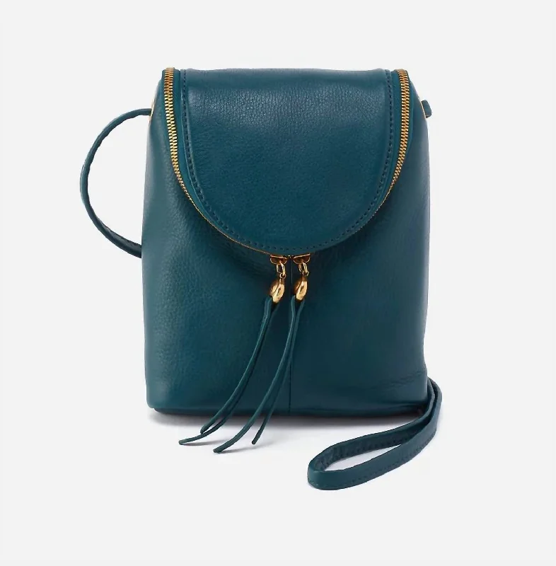 Women's crossbody bag trendy deal -Women's Fern Crossbody Bag In Midnight Teal