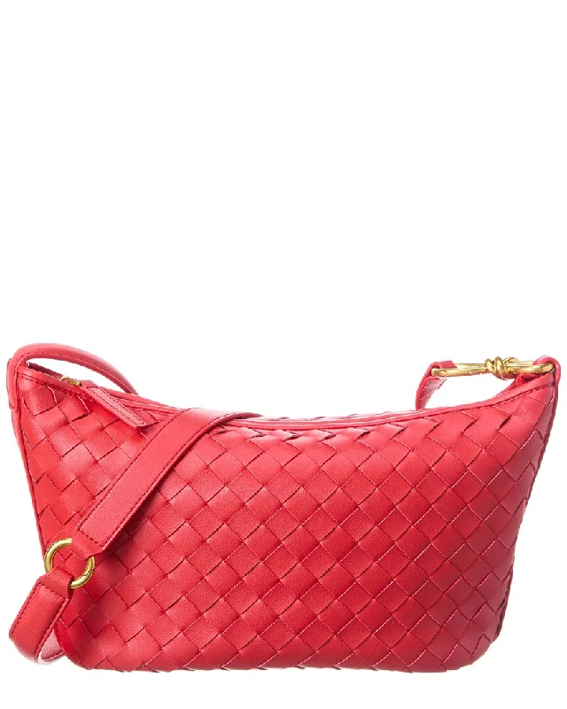 Women's crossbody bag personal deal -Tiffany & Fred Paris Woven Leather Crossbody