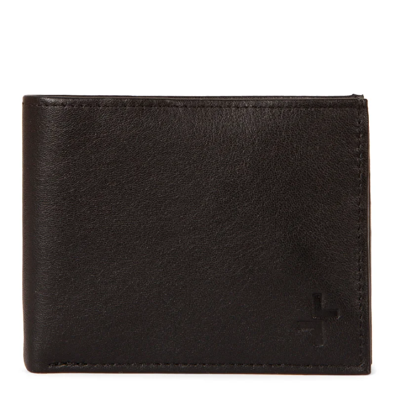 Women's wallet rich tones -Leather RFID Bi-Fold Centre Wing with coin Pocket Wallet