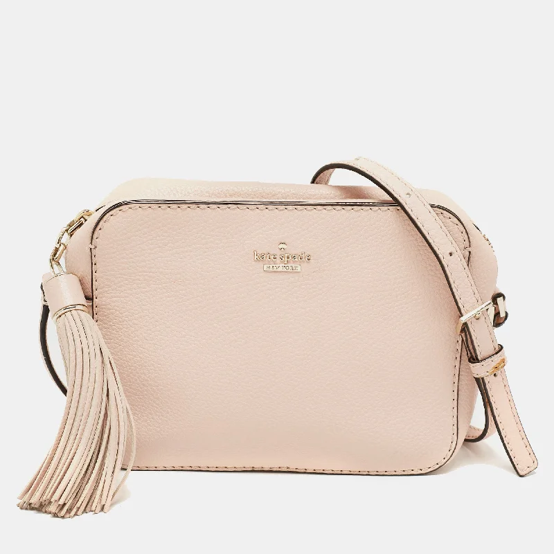 Women's crossbody bag squad collection -Kate Spade Pink Leather Kingston Drive Arla Crossbody Bag