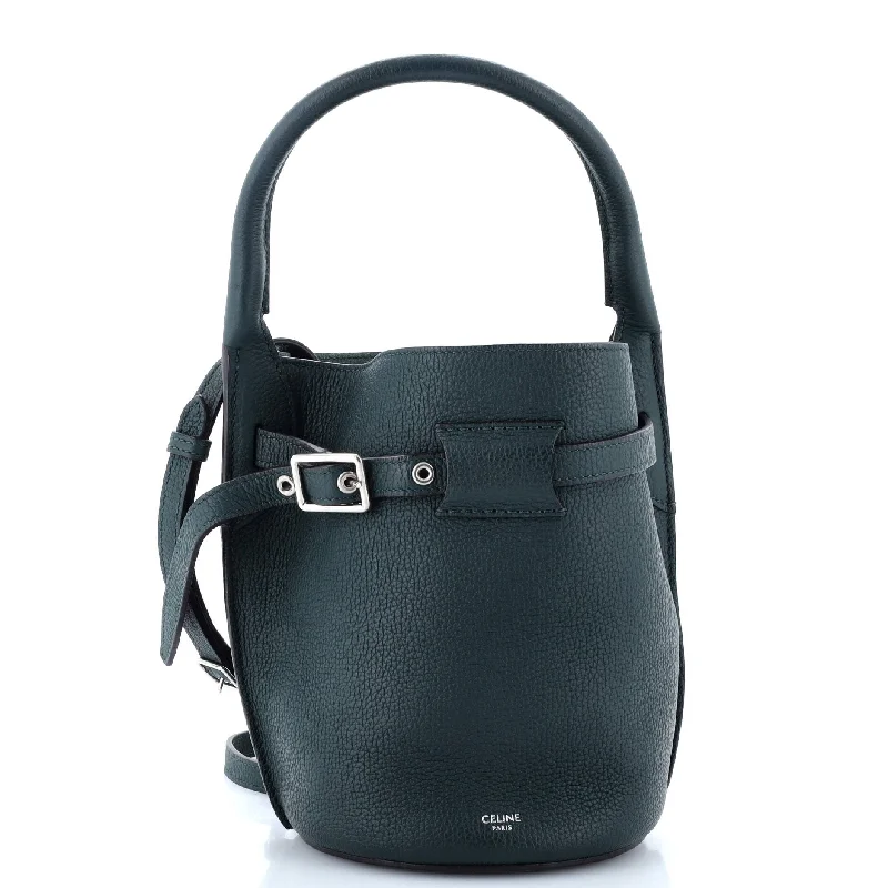 Women's bucket bag fast delivery -Big Bag Bucket Leather Nano