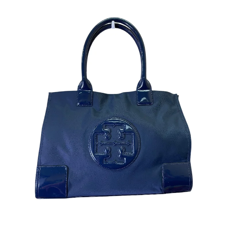 Women's tote bags affordable-chic -Tote Designer By Tory Burch In Blue, Size:Medium