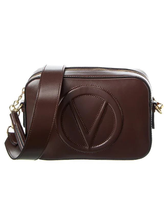 Women's crossbody bag everyday use -Leather Logo Crossbody Bag