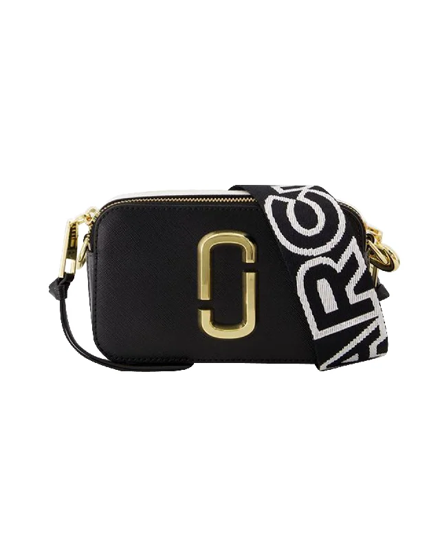 Women's crossbody bag squad set -The Snapshot Crossbody - Marc Jacobs - Leather - Black