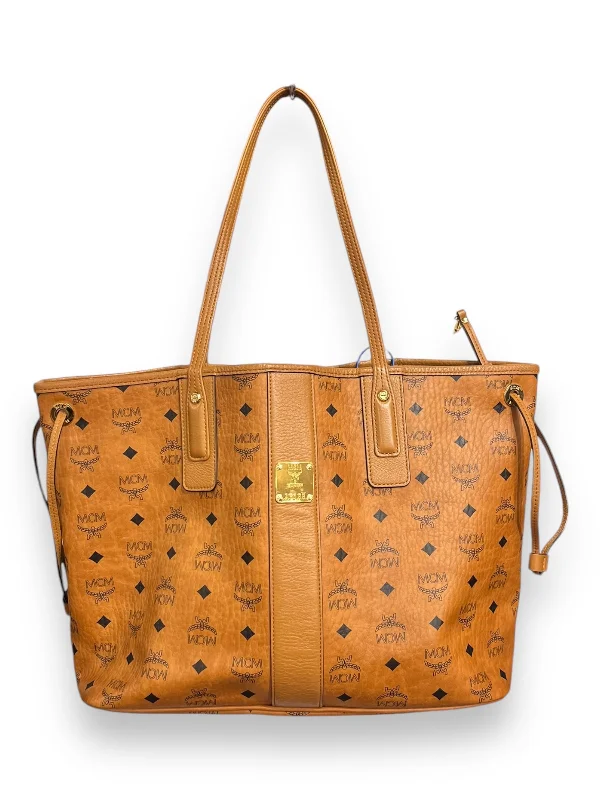 Women's tote bags travel-ready -Tote Luxury Designer By Mcm, Size: Medium